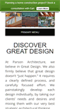 Mobile Screenshot of parsonarchitecture.com